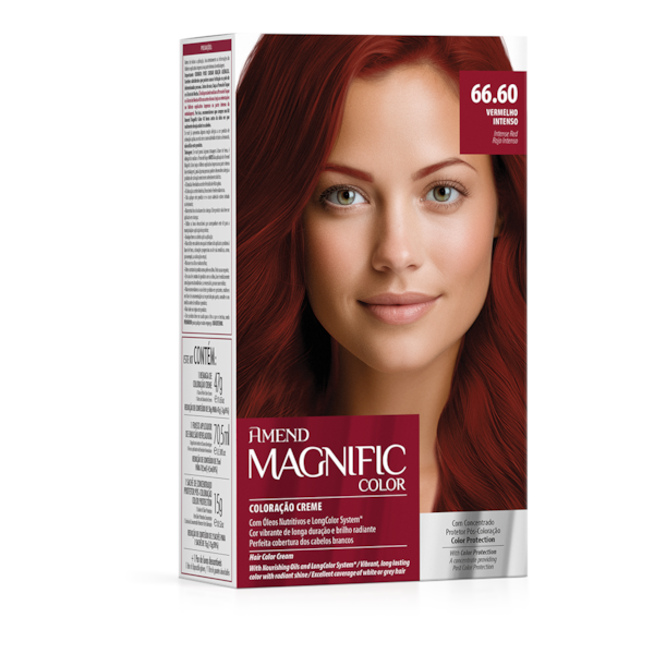 Kit Coloração Amend Magnific Color Vermelho Intenso 66.60