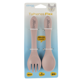 Kit Garfo E Colher Silicone - Clingo Kit Garfo E Colher Silicone - Clingo
