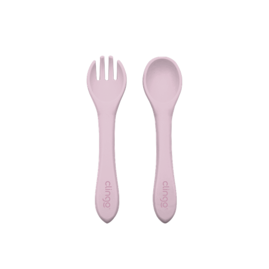 Kit Garfo E Colher Silicone - Clingo