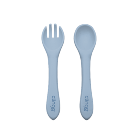 Kit Garfo E Colher Silicone - Clingo