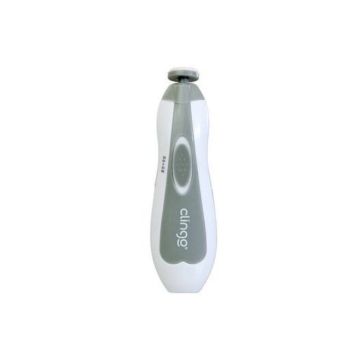 Kit Manicure Elétrico Cinza e Branco - Clingo
