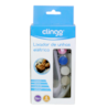 Kit Manicure Elétrico Cinza e Branco - Clingo