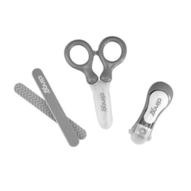 Kit Manicure Infantil Cinza - Clingo Kit Manicure Infantil Cinza - Clingo
