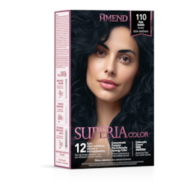 Kit Tonalizante Amend Supéria Color 110 Preto Azulado Kit Tonalizante Amend Supéria Color 110 Preto Azulado