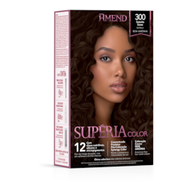 Kit Tonalizante Amend Supéria Color 300 Castanho Escuro Kit Tonalizante Amend Supéria Color 300 Castanho Escuro