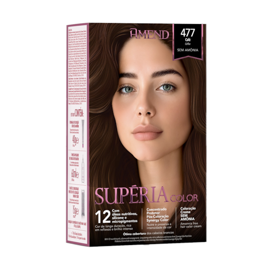 Kit Tonalizante Amend Supéria Color 477 Café