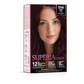 Kit Tonalizante Amend Supéria Color 5546 Vermelho Amora Kit Tonalizante Amend Supéria Color 5546 Vermelho Amora