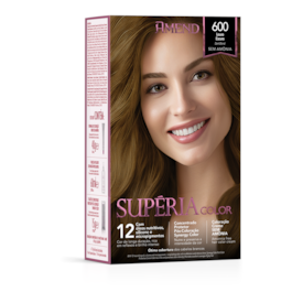 Kit Tonalizante Amend Supéria Color 600 Louro Escuro Kit Tonalizante Amend Supéria Color 600 Louro Escuro