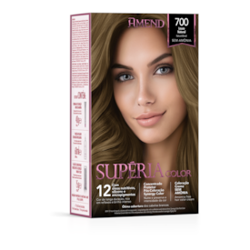 Kit Tonalizante Amend Supéria Color 700 Louro Natural Kit Tonalizante Amend Supéria Color 700 Louro Natural