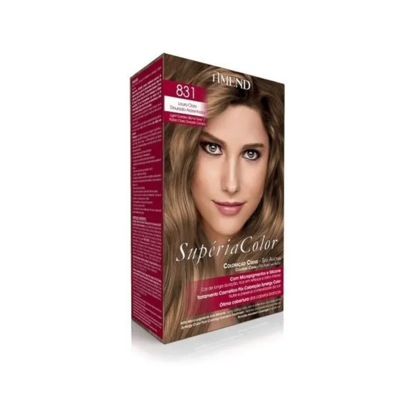 Kit Tonalizante Amend Supéria Color 831 Louro Claro Dourado Acinzentado Kit Tonalizante Amend Supéria Color 831 Louro Claro Dourado Acinzentado