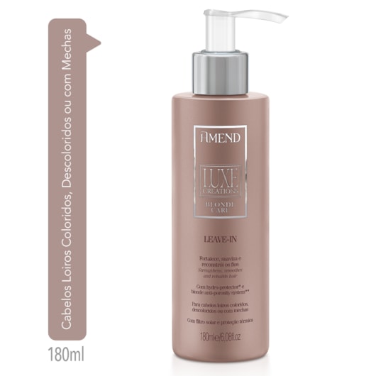 Leave-in Amend Luxe Creations Blonde Care 180ml Leave-in Amend Luxe Creations Blonde Care 180ml