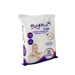Lenços Umedecidos - Pocket com 20 und - Baby Bath