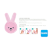 Luva Mam Oral Care Rabbit Rosa