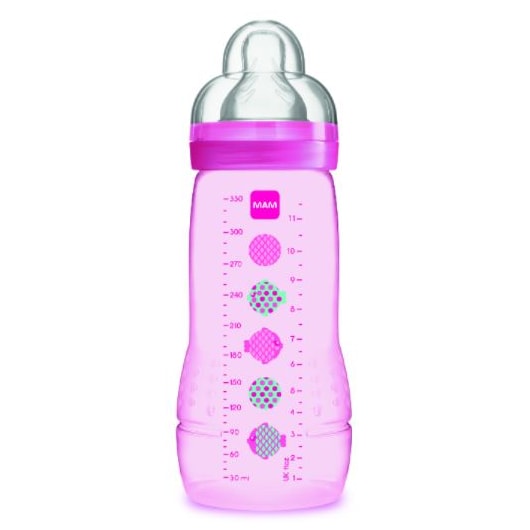 Mamadeira MAM Easy Active 330ml Rosa - Embalagem Unitária Mamadeira MAM Easy Active 330ml Rosa - Embalagem Unitária