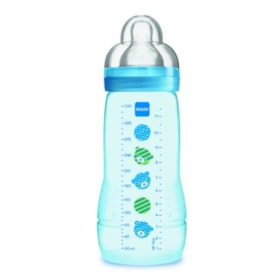 Mamadeira Mam Easy Active Azul +4 meses 330ml - Embalagem Unitária Mamadeira Mam Easy Active Azul +4 meses 330ml - Embalagem Unitária