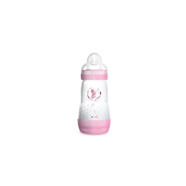 Mamadeira Mam Easy Start 260ml Rosa - Embalagem Unitária