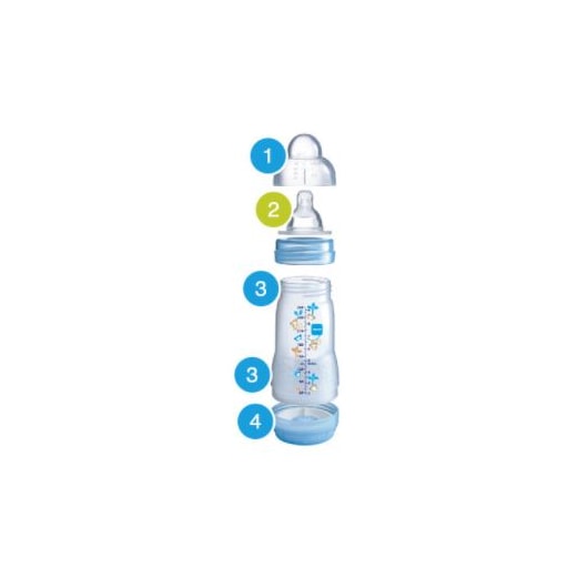 Mamadeira MAM Easy Start 320ml Rosa - Embalagem Dupla