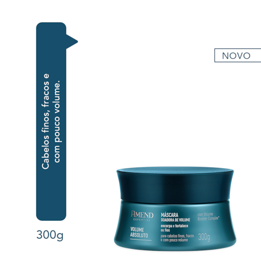 Máscara Amend Expertise Volume Absoluto 300g