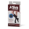 Meia 3/4  Attiva - Média Compressão Masculina - Fechada - Preta Meia 3/4  Attiva - Média Compressão Masculina - Fechada - Preta