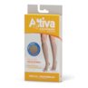 Meia 3/4 Attiva - Panturrilha Ponteira Aberta - Alta Compreensão - Feminina Natural Meia 3/4 Attiva - Panturrilha Ponteira Aberta - Alta Compreensão - Feminina Natural