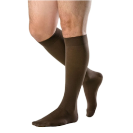 Meia 3/4 Attiva - Panturrilha Ponteira Fechada Masculina Marrom