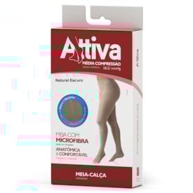 Meia Calça Attiva - Ponteira Fechada Feminina - Média Compressão Meia Calça Attiva - Ponteira Fechada Feminina - Média Compressão