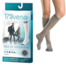 Meia de Viagem Traveno - Unissex - Ponteira Fechada - Cor Cinza Meia de Viagem Traveno - Unissex - Ponteira Fechada - Cor Cinza