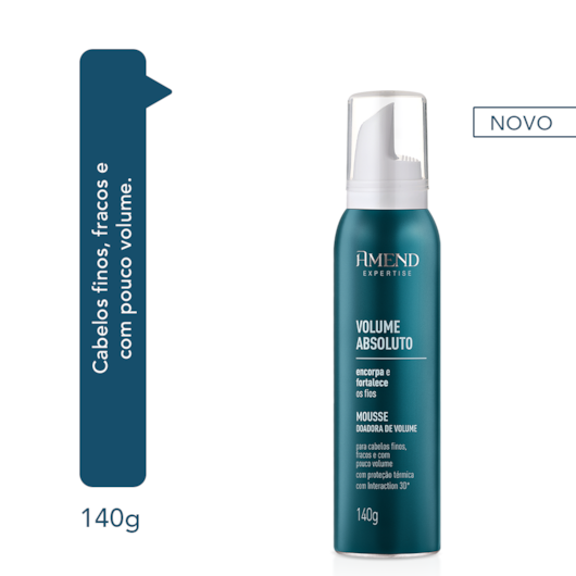 Mousse Amend Expertise Volume Absoluto 140g