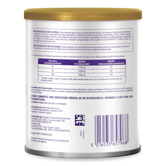 Neoforte Danone Baunilha - 400g Neoforte Danone Baunilha - 400g