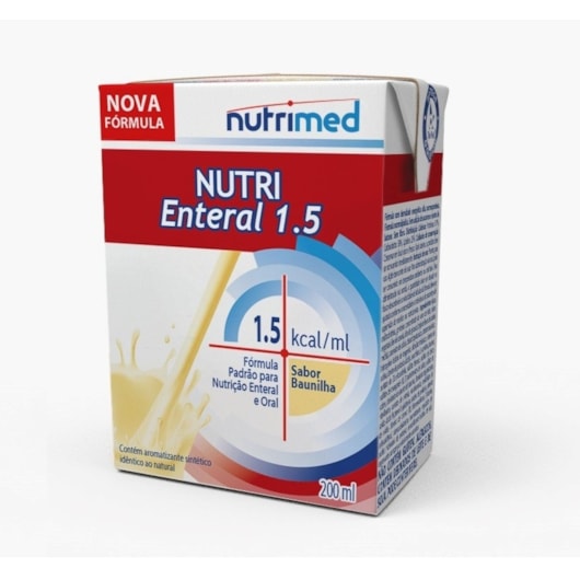 Nutri Enteral 1.5 Kcal/mL- Baunilha - 200 mL - Nutrimed Nutri Enteral 1.5 Kcal/mL- Baunilha - 200 mL - Nutrimed