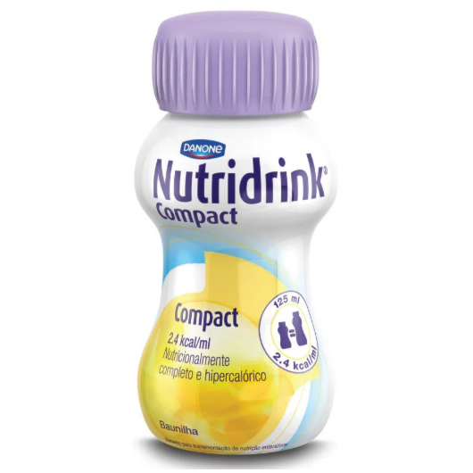 Nutridrink Compact Baunilha - Kit 4 unidades de 125mL - Danone Nutridrink Compact Baunilha - Kit 4 unidades de 125mL - Danone
