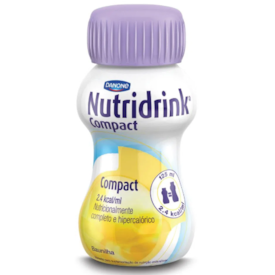 Nutridrink Compact Baunilha - Kit 4 unidades de 125mL - Danone Nutridrink Compact Baunilha - Kit 4 unidades de 125mL - Danone