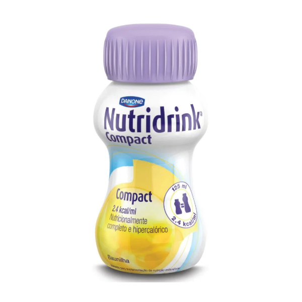 Nutridrink Compact Baunilha - Kit 4 unidades de 125mL - Danone Nutridrink Compact Baunilha - Kit 4 unidades de 125mL - Danone