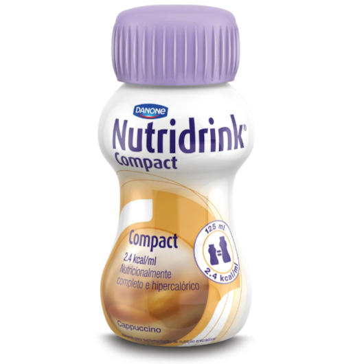 Nutridrink Compact Capuccino - Kit 4 unidades de 125mL - Danone Nutridrink Compact Capuccino - Kit 4 unidades de 125mL - Danone