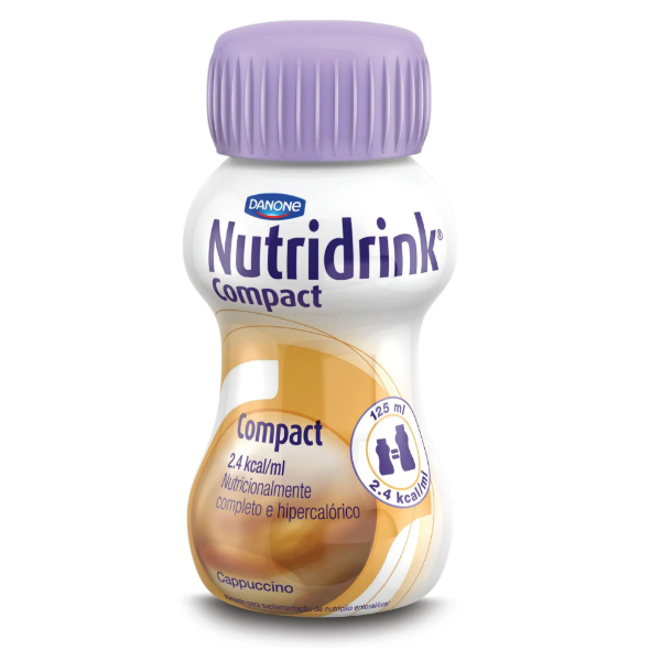 Nutridrink Compact Capuccino - Kit 4 unidades de 125mL - Danone Nutridrink Compact Capuccino - Kit 4 unidades de 125mL - Danone