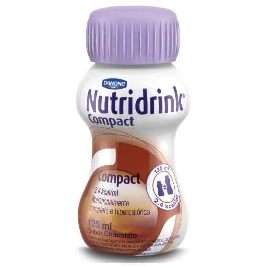 Nutridrink Compact Chocolate - Kit 4 unidades de 125mL - Danone Nutridrink Compact Chocolate - Kit 4 unidades de 125mL - Danone