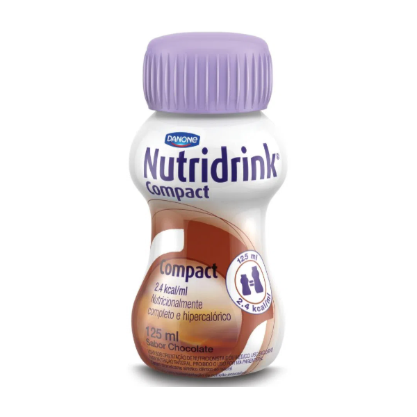 Nutridrink Compact Chocolate - Kit 4 unidades de 125mL - Danone Nutridrink Compact Chocolate - Kit 4 unidades de 125mL - Danone