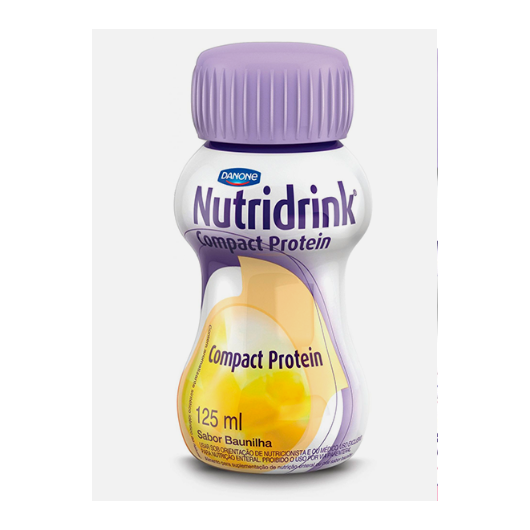 Nutridrink Compact Protein Baunilha Danone - Kit 4 un de 125 mL