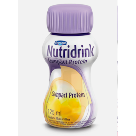 Nutridrink Compact Protein Baunilha Danone - Kit 4 un de 125 mL Nutridrink Compact Protein Baunilha Danone - Kit 4 un de 125 mL