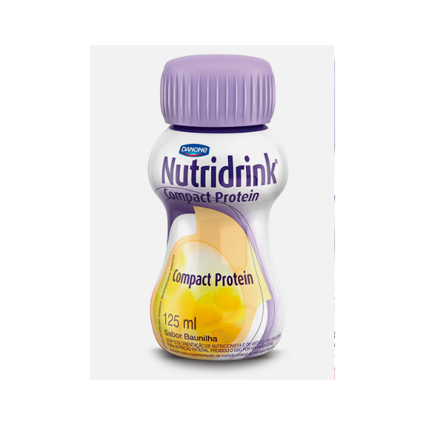 Nutridrink Compact Protein Baunilha Danone - Kit 4 un de 125 mL Nutridrink Compact Protein Baunilha Danone - Kit 4 un de 125 mL