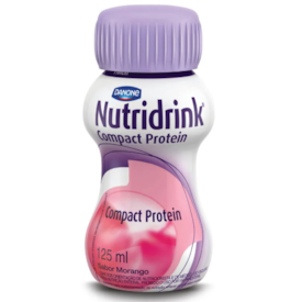 Nutridrink Compact Protein Morango Danone - Kit 4 un de 125 mL Nutridrink Compact Protein Morango Danone - Kit 4 un de 125 mL