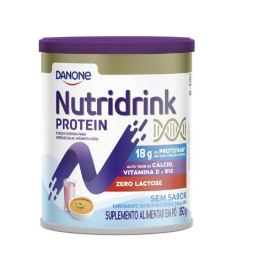 Nutridrink Protein Pó Sem Sabor 350g - Danone Nutridrink Protein Pó Sem Sabor 350g - Danone