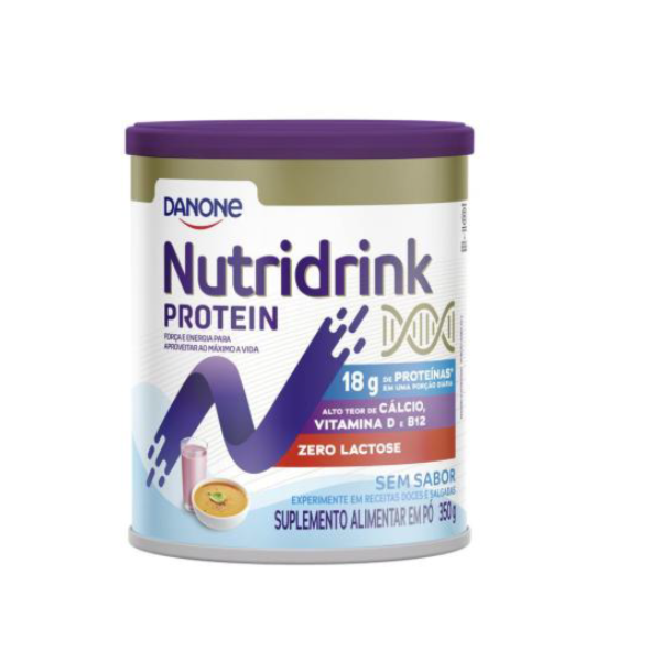 Nutridrink Protein Pó Sem Sabor 350g - Danone Nutridrink Protein Pó Sem Sabor 350g - Danone