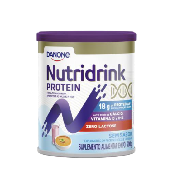 Nutridrink Protein Pó Sem Sabor 700g - Danone Nutridrink Protein Pó Sem Sabor 700g - Danone