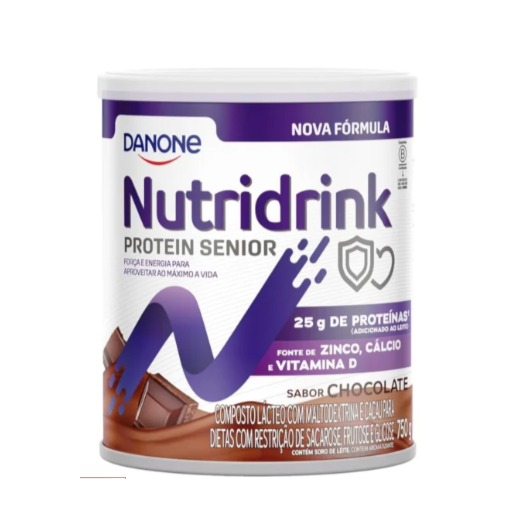 Nutridrink Protein Senior Danone Sabor Chocolate-750g Nutridrink Protein Senior Danone Sabor Chocolate-750g