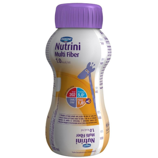 Nutrini Multi Fiber 1.0 - Frasco 200ml - Danone Nutrini Multi Fiber 1.0 - Frasco 200ml - Danone