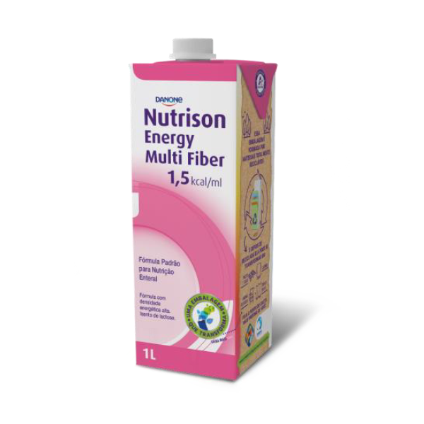 Nutrison Energy Multi Fiber 1.5 kcal/ml - Tetra Pak - 1000 mL - Danone Nutrison Energy Multi Fiber 1.5 kcal/ml - Tetra Pak - 1000 mL - Danone