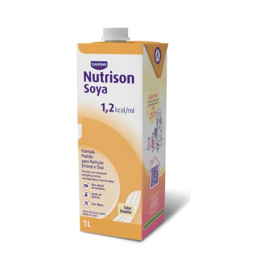 Nutrison Soya 1.2 Kcal/mL Tetra Pak 1000mL - Danone Nutrison Soya 1.2 Kcal/mL Tetra Pak 1000mL - Danone