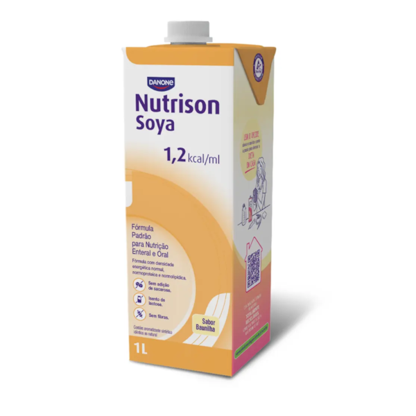 Nutrison Soya 1.2 Kcal/mL Tetra Pak 1000mL - Danone Nutrison Soya 1.2 Kcal/mL Tetra Pak 1000mL - Danone