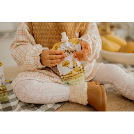 Papinha de Fruta Orgânica Natuzinho +6 meses - Sabor Banana Papinha de Fruta Orgânica Natuzinho +6 meses - Sabor Banana